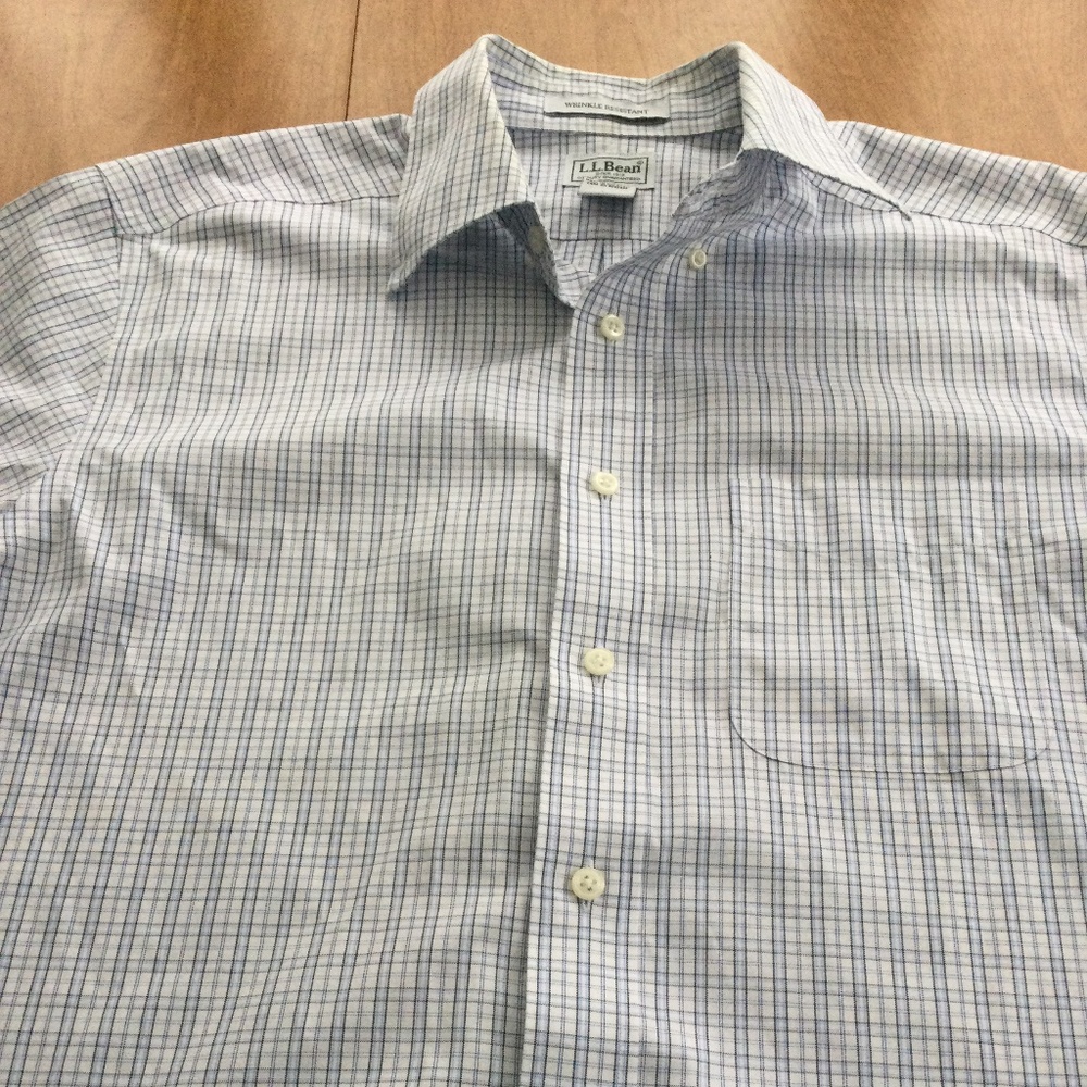 LL Bean SS Button Down Shirt